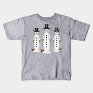 The Snowmen Kids T-Shirt